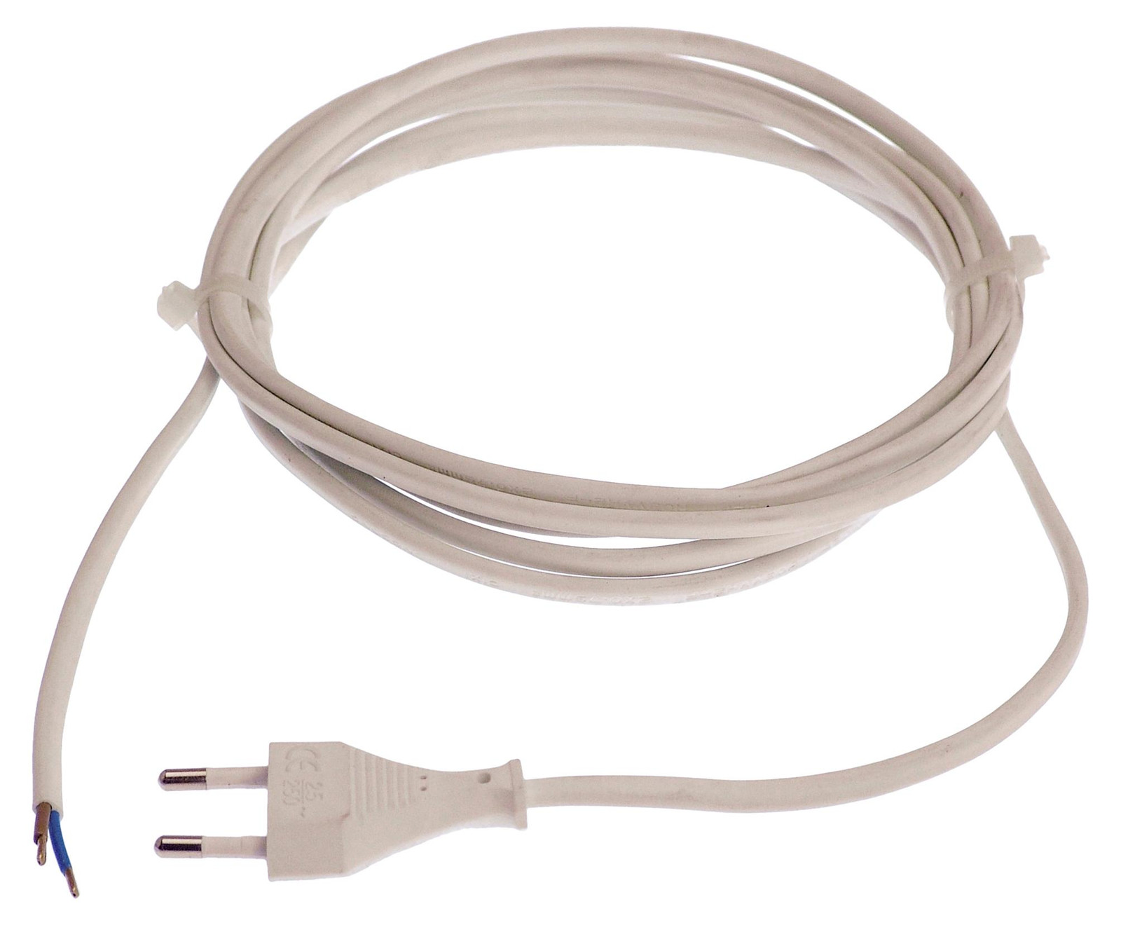 Schwabe Euro-aansluitkabel, 3 meter, wit