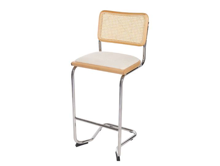 Barstuhl Typ B gepolstert 47 x 112 x 50cm Beige