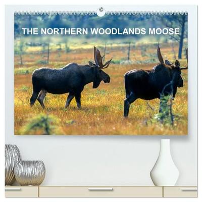 THE NORTHERN WOODLANDS MOOSE (High Quality Premium Wall Calendar 2027 DIN A2 landscape),CALVENDO 12 Month Wall Calendar