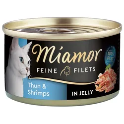 Miamor Feine Filets in Jelly Thunfisch & Schrimps 24x100 g