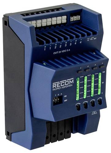 RECOM RACPRO1-4SP/24V/5A Elektronischer Schutzschalter 1St.