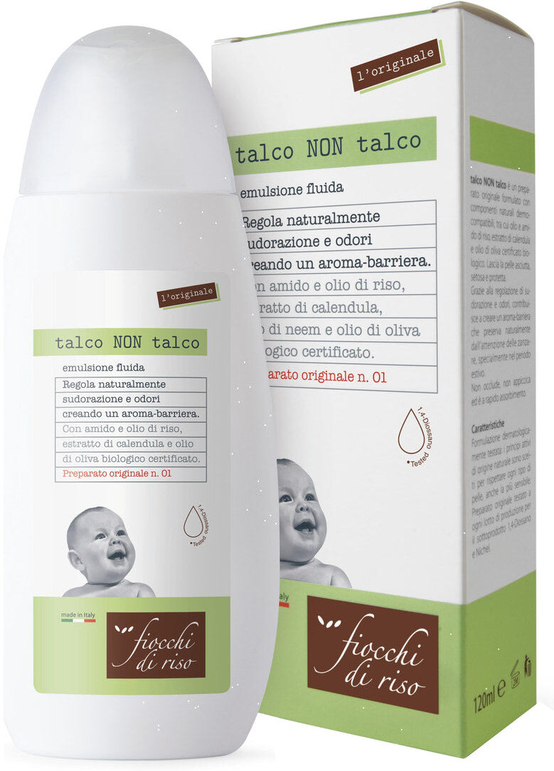 Artsana Fiocchi di Riso Talco non Talco Emulsione 120 ml