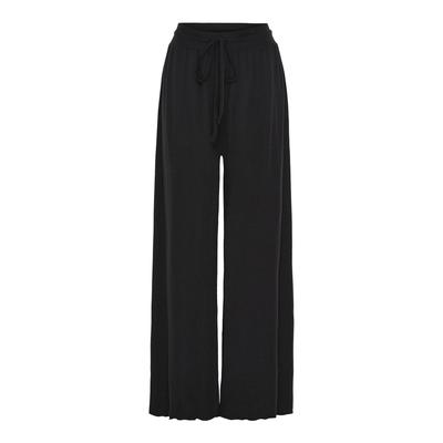 Chinohose SEAMLESS BASIC "Seamless Basic Trousers Woolen Barbera", Damen, Gr. onesize, Normalgrößen, schwarz, Obermaterial: 100% Wolle, Hosen Chinohose