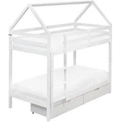 HOCHBETT 90/200 cm Weiß Ternas