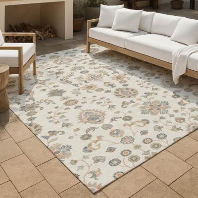Addison Rugs Machine Washable Indoor/ Outdoor Traditional Basalt Chantille Rug