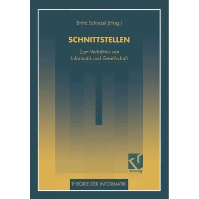 Schnittstellen, Taschenbuch von , Vieweg & Teubner, 978-3-528-05537-0