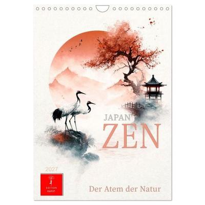 Japan ZEN - Der Atem der Natur (Wandkalender 2027 DIN A4 hoch), CALVENDO Monatskalender