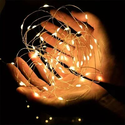 Friendly Fresh Finds Waterproof Copper Mini Fairy Lights With Speed Modes For Outdoor Christmas Decorations multicolor 39.37inch