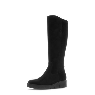 Stiefel GABOR "Sportlicher Stiefel", Damen, Gr. 38, schwarz, Schuhe Stiefel
