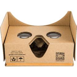 Renkforce Headmount Google 3D VR Virtual Reality Brille Braun RF-4965868
