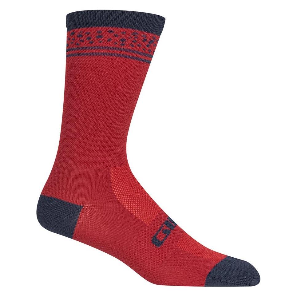 Giro Unisex - Erwachsene Comp Highrise Fahrradbekleidung, Dark red Lines, M (40 - 42) (309430-uniw)