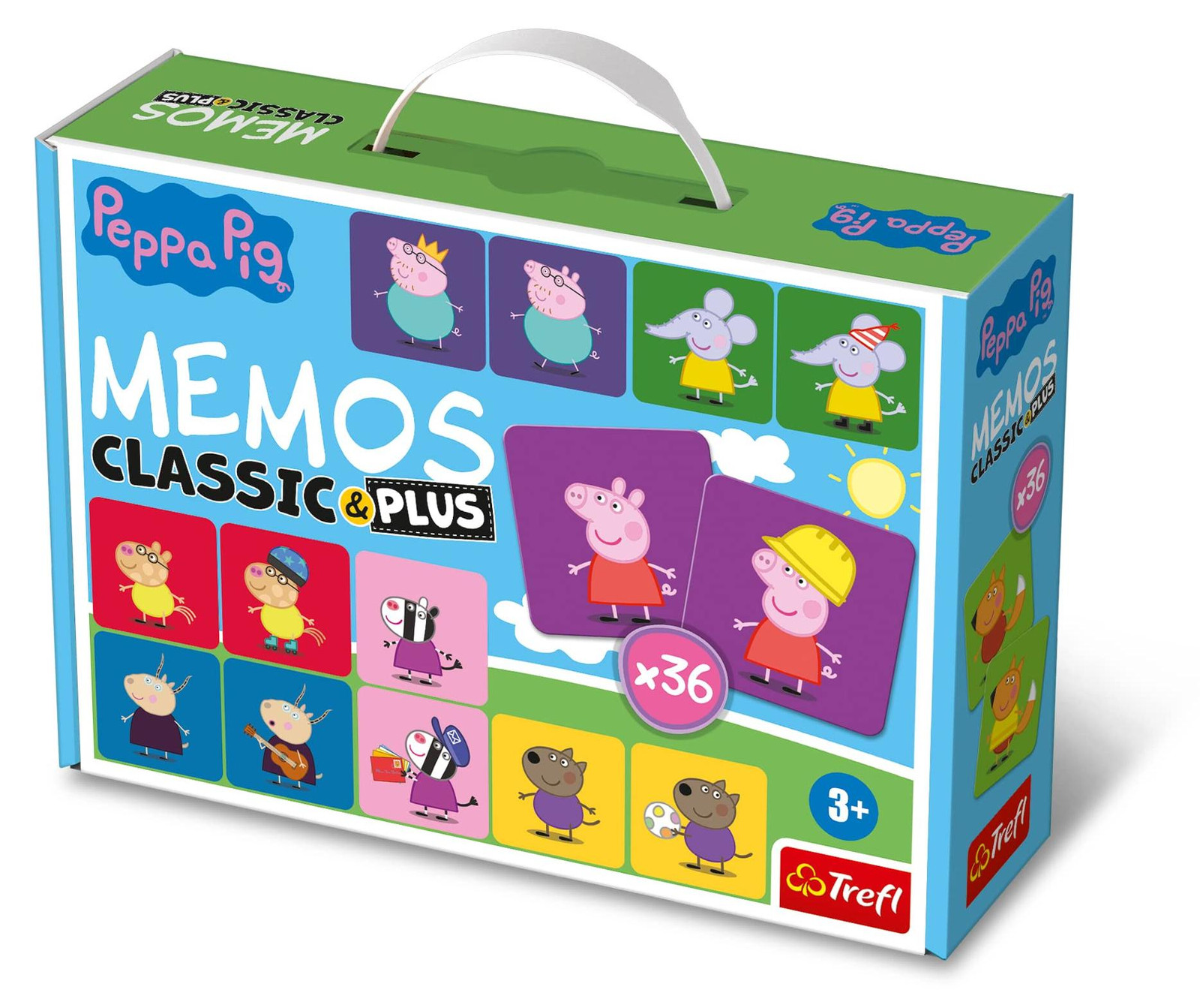 Trefel Peppa Pig Memos Classic & Plus Uitbreiding Geheugenspel voor kinderen vanaf 3 jaar