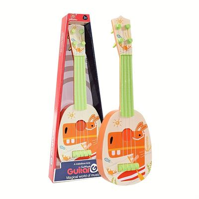 Toddler Ukulele Guitar, Fun Musical Toy For Beginners, Compact Design For Engaging Learning orange