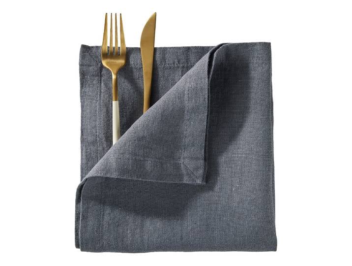 Serviette RIGA 42 x 1 x 42cm Gris/Anthracite