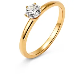 Tchibo - 585 Gold-Ring mit Brillant - Gr. 19