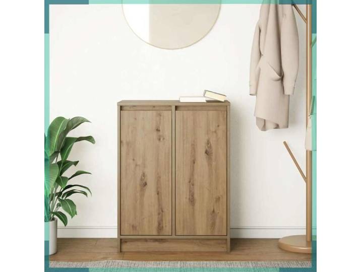 Buffet - 861624 - chêne artisanal - 57x34x76 cm - 2 portes