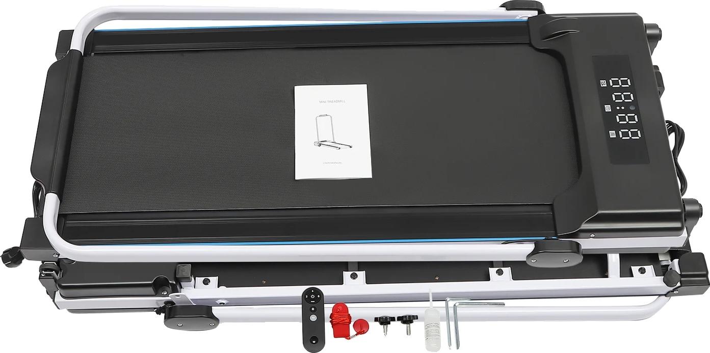 Elektrisches Laufband, faltbares Design, einstellbare Geschwindigkeit, schwarz