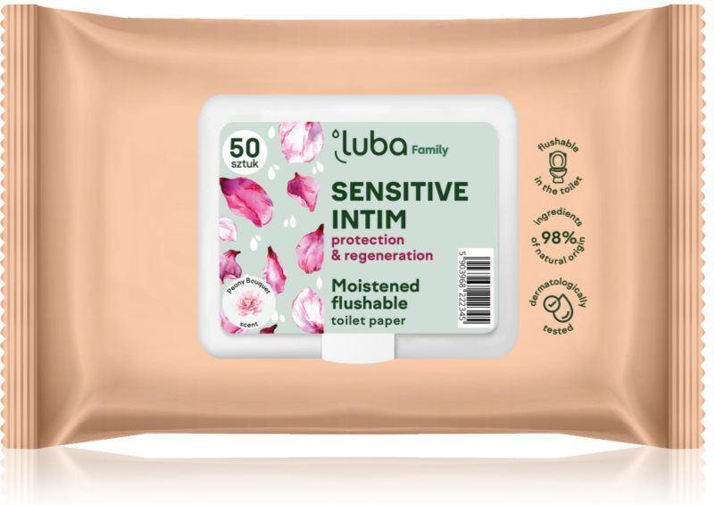 Luba Family Sensitive Intim papier toilette humide 50 pcs