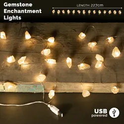 Gemstone Enchantment Lights - Citrine