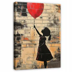 LEINWANDBILD Abstrakt Banksy Modern Wohnzimmer 120x80