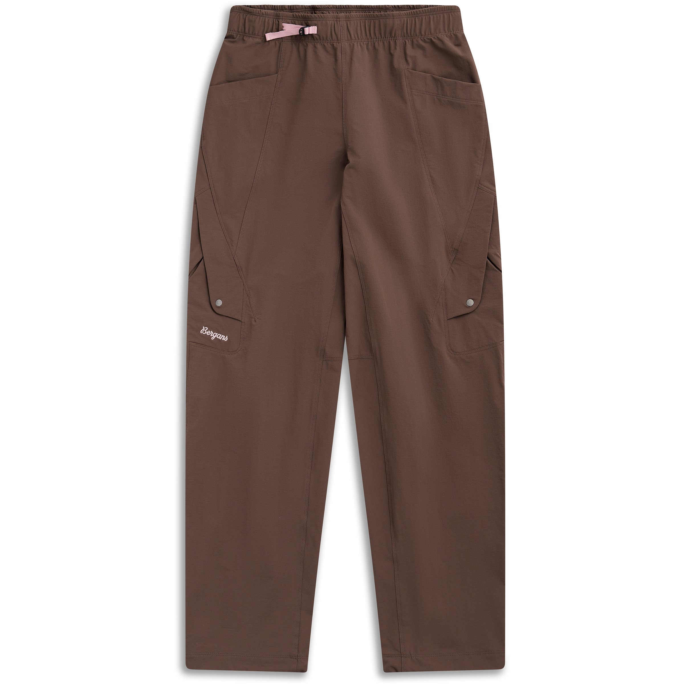 Bergans Vega Softshell Cargo Hose Damen Softshellhose braun Größe M Camping Widerstandsfähig Wasserabweisend