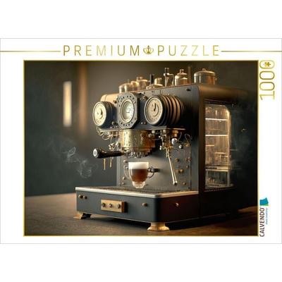 CALVENDO Puzzle Steam-Punk Kaffeemaschine | 1000 Teile Lege-Größe 64x48cm Foto-Puzzle für glückliche Stunden