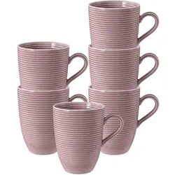 Seltmann, Tasse, Beat Color Glaze Kaffeebecher (350 ml, 6x)