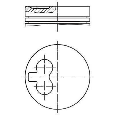 Mahle Kolben [Hersteller-Nr. 0216602] für Renault, Dacia