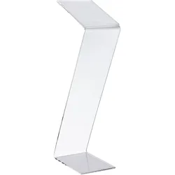 Bodenaufsteller Acryl CAPTION Pro A4 transparent | glänzend | 1 Stück im Karton, Acryl (PMMA)