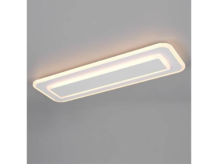 TRIO-Leuchten : Plafonnier LED RIVA\, dimensions 60x4\,70x20 cm\, couleur blanche