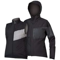 Endura Urban Luminite 3 in 1 Fahrradjacke Schwarz - L - L