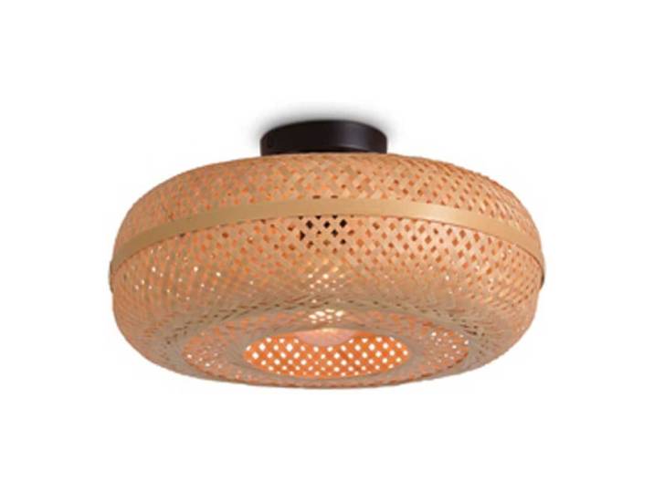 Plafonnier en bambou naturel D40