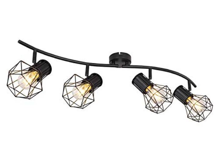 Globo Plafonnier Design Industriel Priska - Noir