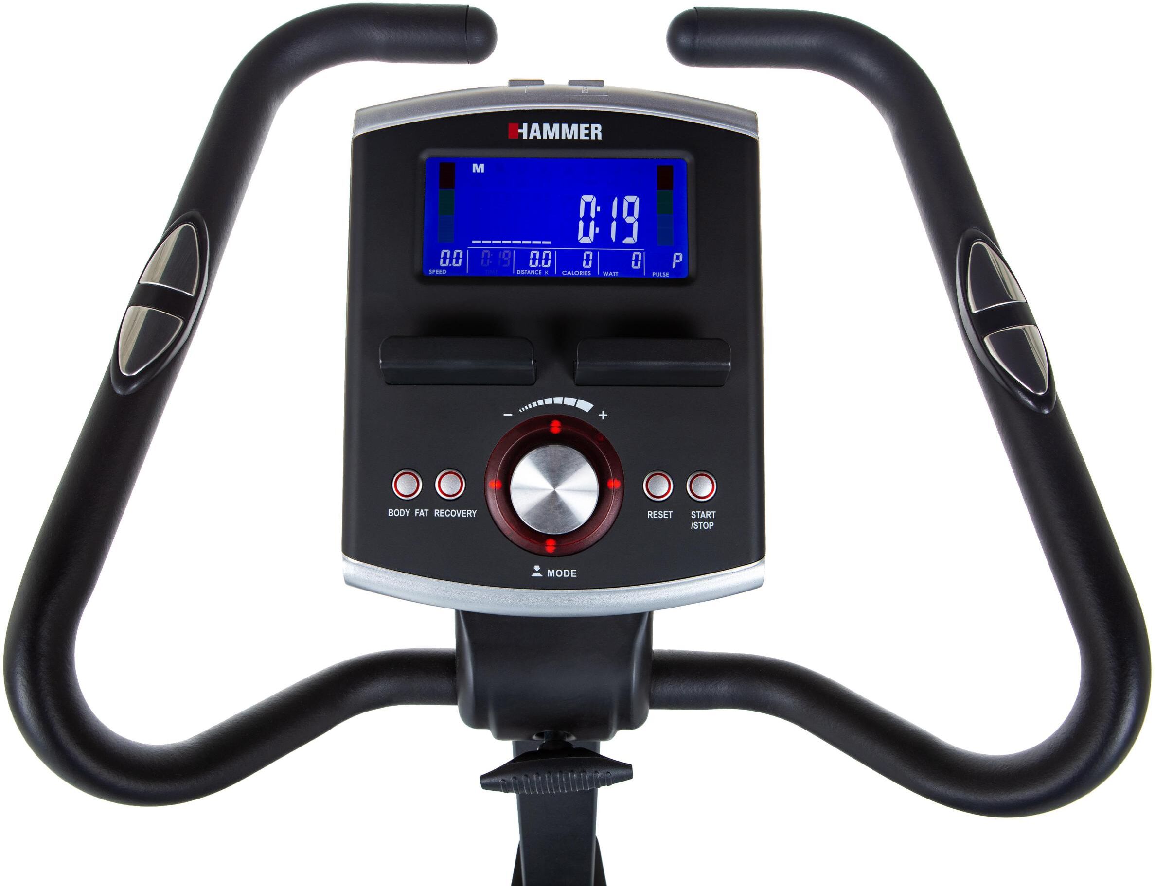 Crosstrainer HAMMER "Cardio Motion BT", schwarz, CrosstrainerB:52cm H:140cm L:110cm, Crosstrainer, B:52cm H:140cm L:110cm schwarz Einheitsgröße