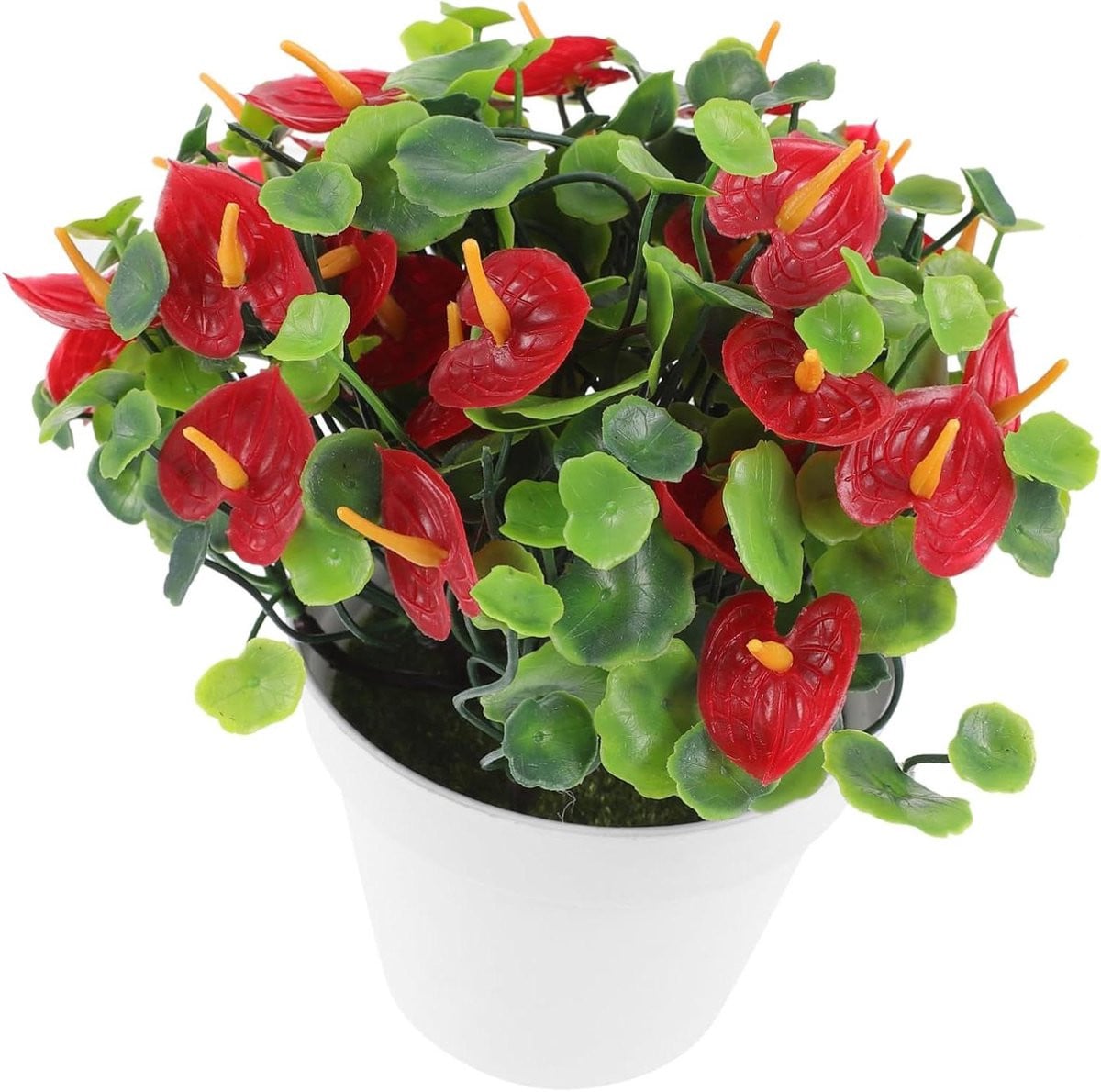 Realistische Kunstplant Bonsai voor Binnenhuis Decoratie - Rood - 12 x 24 cm
