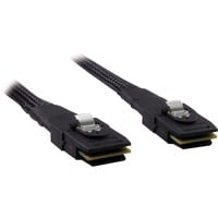 Kabel SFF 8087 > SFF 8087 schwarz, 0,75 Meter (ummantelt)
