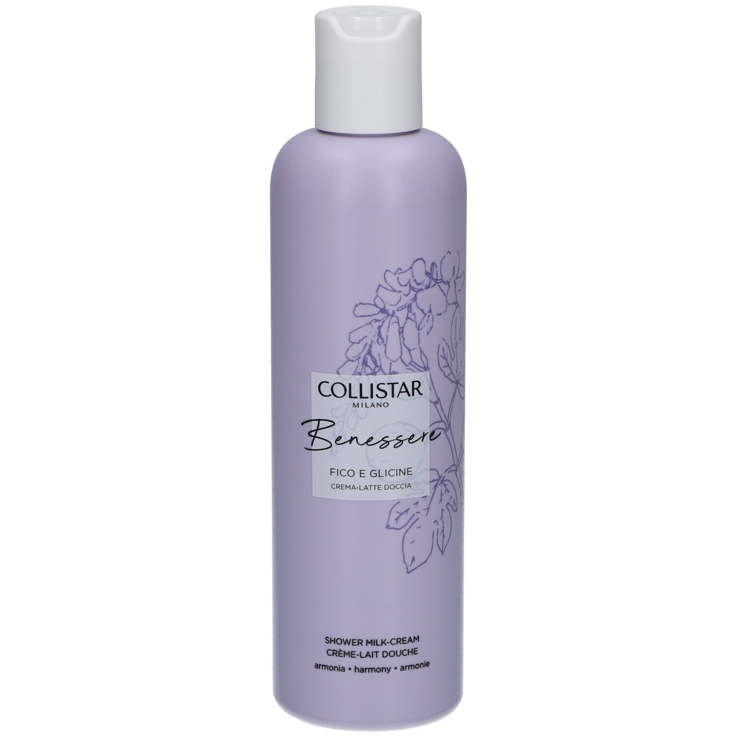 Collistar Shower Milk-Cream Fig and Wisteria 250ml 250 ml Milch