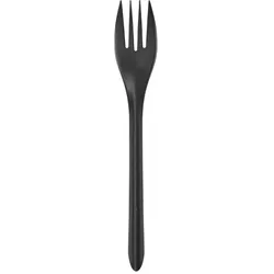 MONOUSO - Mehrweg-Gabel aus PP Schwarz 17,5cm (1.000 Stück)