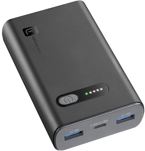 Powerbank com Power Delivery Cellular Line Power 10000mAh - Preto