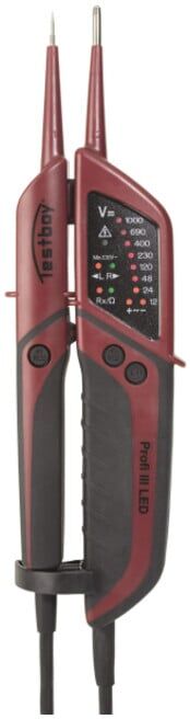 Testboy Testeur de tension Profi III LED CAT IV 1000 V (61302000)