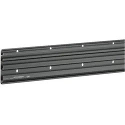 Hager SL201151 Sockelleistenkanal- Unterteil 4Kammern PVC 20x115mm schwarz