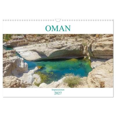 Oman - Impressionen (Wandkalender 2027 DIN A3 quer), CALVENDO Monatskalender