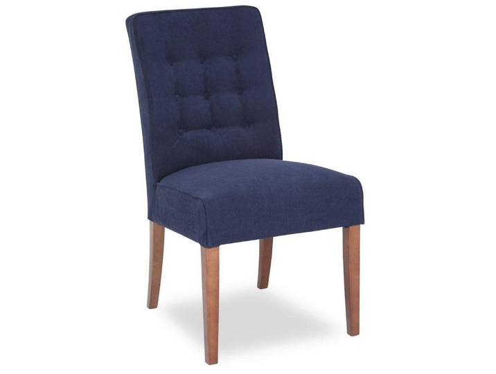 JVmoebel Esszimmerstuhl Chesterfield Polsterlehnsessel in Blau – Elegante Sitzgelegenheit (Set), Made in Europa