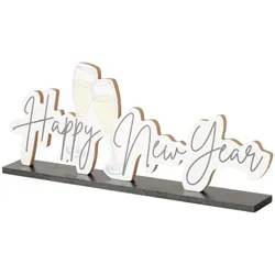Schriftzug SILVESTER (BHT 5x15,50x37,50 cm) - bunt - BHT 5x15,50x37,50 cm