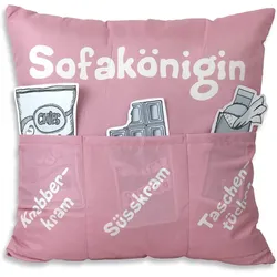 Sofakönigin mit 3 Einstecktaschen