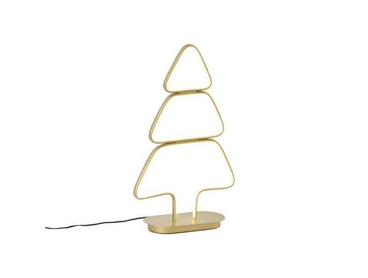 Lampe de table de Noël Sapin doré LED incluse - Arbre