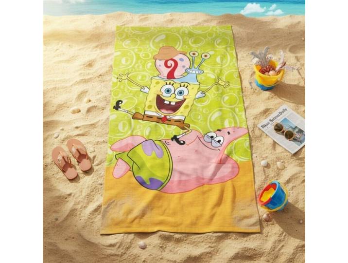 Spongebob Strandlaken - 70 x 140 cm - Katoen