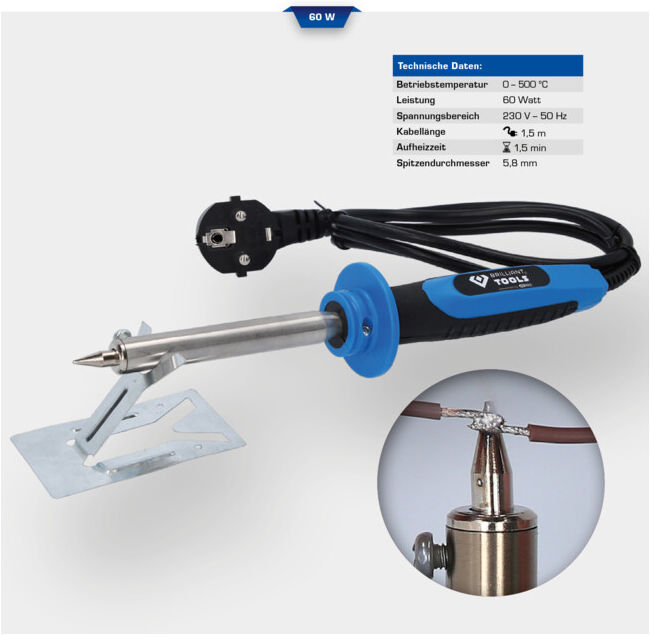 Brilliant Tools Fer à souder, 60 W (BT124060)