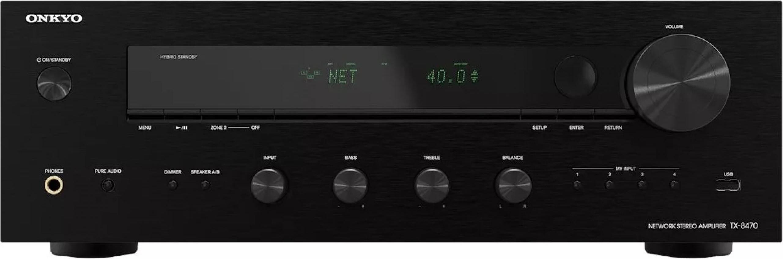 ONKYO TX-8470, 110 W, 2.0 Kanäle, Stereo, 0,08%, 8 Ohm, 20 - 20000 Hz