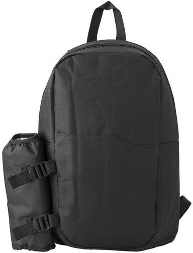 Sac personnalisé à dos isotherme en polyester Clinton polyester noir